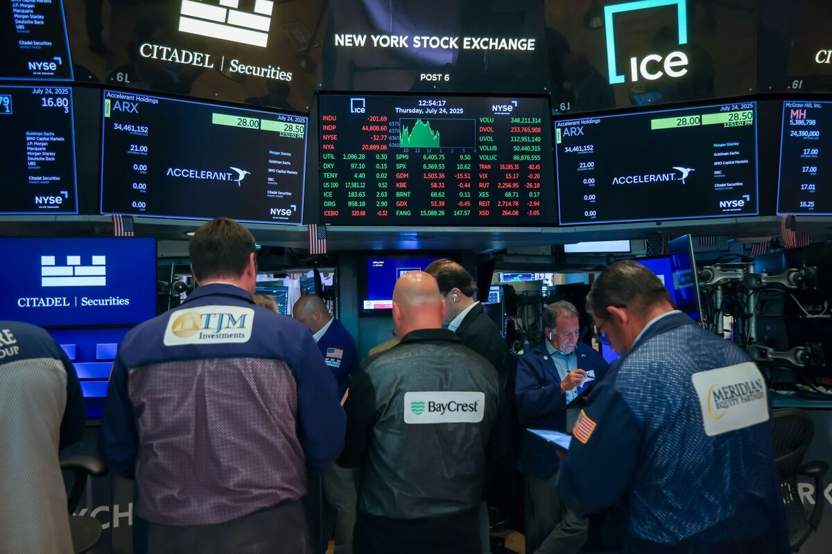 US Stocks Climb as Investors Brace for Week of Big Tech Earnings