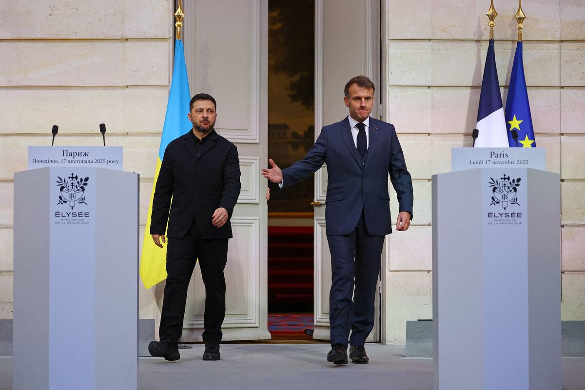 France’s Macron to Meet Zelenskiy for Talks on US Peace Plan